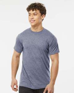 เสื้อยืดออกกำลังกายสำหรับผู้ชายเสื้อยืดออกกำลังกาย241ผ้าบางเนื้อบางสำหรับทุกเพศเสื้อยืดสีชาร์โคลเฮเทอร์สำหรับผู้ชาย - Product Image 5