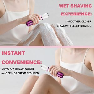 Épilateur électrique portable 4-en-1 avec écran LED pour sourcils, maillot et visage – Tondeuse corporelle pour femme - Product Image 3