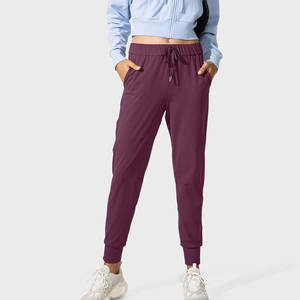 Pantalones deportivos de invierno para mujer, transpirables, ecológicos, de la mejor calidad, ropa de calle de algodón, estilo plano, Yoga frontal - Product Image 5