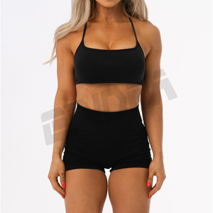 Nouveau 2025 sans couture Push Up dos croisé soutien-gorge de sport pour les femmes Fitness Gym entraînement antichoc Yoga haut élégant vêtements de sport gilet - Product Image 3