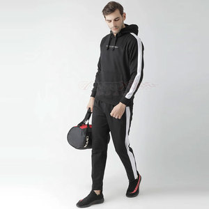 2023 New Arrival <b>Men's</b> High Quality Cotton Fleece Sports Pullover Tracksuit Jogging Tracksuit in Plus Size for Winter - Product Image 3