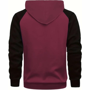 Vente en gros directe du fabricant de haute qualité 320 Gsm coton personnalisé poids lourd pulls à capuche pour hommes digital couleur unie hiver - Product Image 3