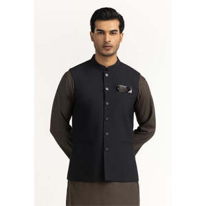 Chaleco Básico con Decoración de Botones, Corte Regular, Modelo WC-STY25-037 - Product Image 1