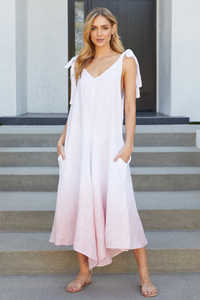 Boho Beige <b>Linen</b> Spaghetti Strap Sweet Vintage Christmas Breathable Solid Above Knee <b>Jumpsuit</b> - Product Image 6