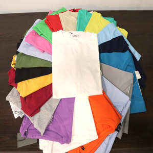 T-shirt manches courtes col rond pour homme, Design de couleur unie, surdimensionné, impression personnalisée, Logo, tricoté à la main - Product Image 5