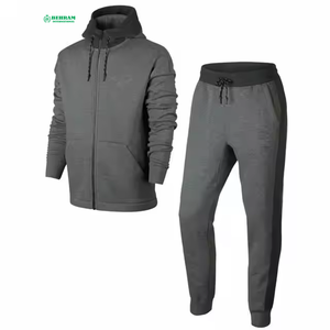 Traje de chándal de último diseño para hombres Jogging y Running Chándal Ropa deportiva Trajes de sudor Cremallera frontal Conjunto de dos piezas personalizado - Product Image 4