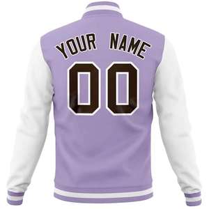 Chaqueta Universitaria de Satén OEM con Cierre de Botones a Presión, Chaqueta Universitaria de Alta Gama, Fabricante de Bordados Personalizados - Product Image 3