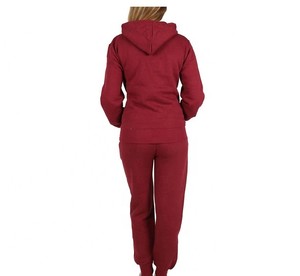 Survêtements d'hiver pour femmes, style décontracté urbain, à capuche, coupe régulière, en polyester/coton, 2 pièces, longs, service OEM, grammage lourd - Product Image 6