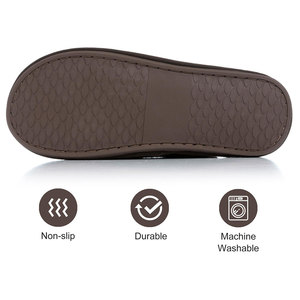 Vente d'usine, pantoufles de chambre blanches de haute qualité, tout compris, en peluche, antidérapantes, jetables, hôtel, légères, en caoutchouc EVA, chaussures d'hiver - Product Image 4
