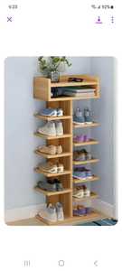 Étagère à chaussures en corne faite à la main de style animal, multi-niveaux, objet d'art de collection - Product Image 4