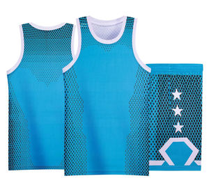 Sublimated Custom Logo Multi Color Basketball Set Outdoor Sportswear <b>Boys</b> Sleeveless Basketball Uniform - Product Image 2