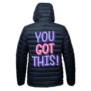 wholesale rate puffer jacket Customized design men winter jacket <b>quilted</b> top quality puffer <b>hoodie</b> - Product Image 1