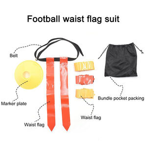 Ceinture de football américain durable et réglable pour un jeu optimal, ceinture de football américain avec des drapeaux haute visibilité anti-emmêlement - Product Image 3