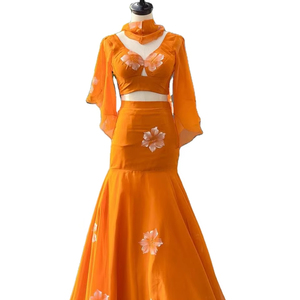 On Sale Cutting Fish Cut Lehenga Choli Zari Embroidery Adds Elegance |  Alibaba.com