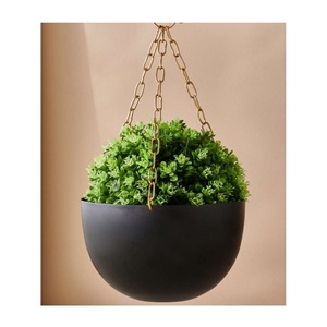 Nuevas macetas antiguas de forma redonda, macetas colgantes, accesorios de artículos de jardín, macetas de Metal de Calidad exclusiva con cadena colgante - Product Image 1