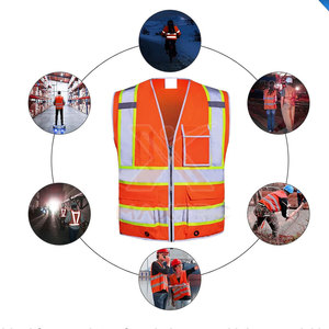 Chaleco reflectante de seguridad sin mangas de la mejor calidad, chaleco reflectante de seguridad para trabajo, muy vendido, para adultos - Product Image 3