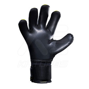 Gants de gardien de but en cuir personnalisables avec impression par sublimation, haute qualité, imperméables, antidérapants, ajustables, en stock, vente en gros - Product Image 5