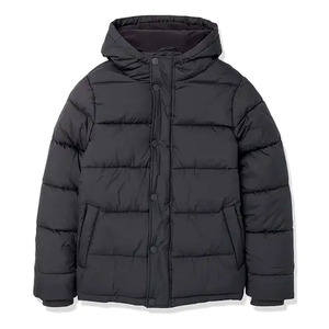 Chaqueta acolchada de lana, chaqueta cómoda para hombre, abrigos esenciales gruesos para hombre - Product Image 5