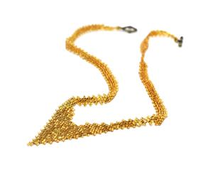 Collar de cuentas de cristal de calidad premium hecho a mano para mujer personalizado último toque de perla de moda religiosa para ocasiones de fiesta - Product Image 1