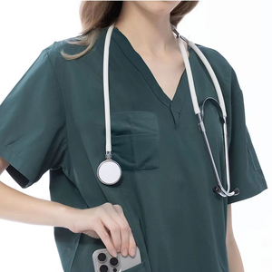 Conjuntos de Uniformes Médicos Elásticos de Moda, Uniformes de Enfermería con Cuello en V, Uniformes Médicos para Mujer, Uniformes para Hospital - Product Image 5