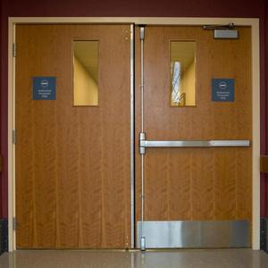 Plaque de porte en aluminium MXDKK-002 40x5 pouces, couvercle de protection - Product Image 3