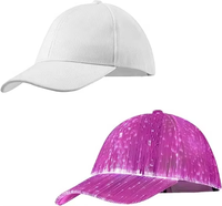 Gorra de Béisbol Luminosa LED con 11 Luces Intermitentes, Diseño Moderno y Especial, Brilla en la Oscuridad, para Hombre