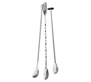 Cuillères de service en acier inoxydable avec long manche, ensemble de cuillères modernes de haute qualité pour restaurant mariage usage domestique - Product Image 5