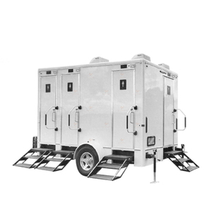 Ce chứng nhận di động di động nhà vệ sinh Trailer tùy chỉnh công cộng <span class=keywords><strong>WC</strong></span> cho sử dụng ngoài trời thiết kế bền thép trượt bánh sandwich Panel - Product Image 1