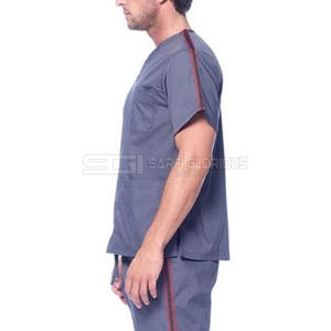 Uniforme Médico de Alta Calidad 100% Algodón, Personalizable, Último Diseño, Conjuntos de Uniformes para Hombres, Uso Hospitalario, Aguja - Product Image 5