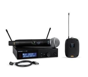 ShuresMP SLXD124+/85M-G57 Digital 1-Channel <b>Wireless</b> Combo Microphone <b>System</b> (G57 470 to 608 MHz) 3-Year Warranty Made in US - Product Image 1