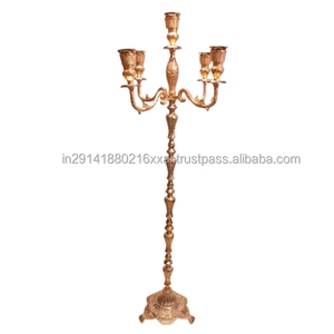 Bougeoir en relief à 5 bras décor artisanal pour la maison mariage anniversaire saint valentin et célébrations de noël - Product Image 2