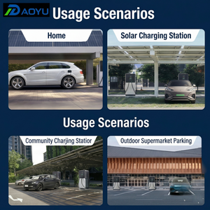 Chargeur solaire professionnel 60 kWh pour véhicules électriques, CCS1 CCS2 GBT, station de charge rapide DC 60 kW, application OCPP pour flotte électrique et lieu de travail - Product Image 4
