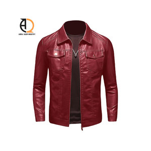 Chaqueta de Cuero Genuino para Hombre, Talla Grande, para Invierno, con Cierre, Impermeable y Transpirable, Disponible en Todos los Colores - Product Image 6