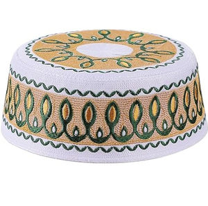 Nuevo Diseño, Gorros Musulmanes Islámicos Personalizados, Gorros Árabes Turcos con Estampado de Oraciones, Gorros Formales para Hombre, Venta al por Mayor, Transpirables, Impermeables, 100% - Product Image 6