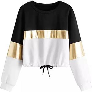 Sudadera elegante para mujer, jersey con hombros caídos, sudadera para mujer en diferentes estilos, sudadera con logotipo personalizado para mujer - Product Image 1