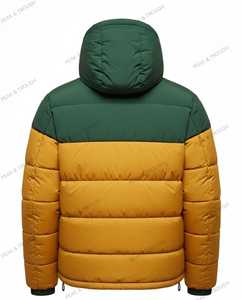 Veste matelassée d'hiver pour homme, chaude, imperméable, coupe-vent, respirante, à capuche, conçue pour un confort quotidien - Product Image 3