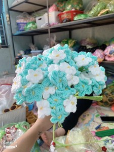 ดอกไม้โครเชต์ที่ทำด้วยมือสดใหม่ตลอดกาลและทำด้วยความระมัดระวัง - Product Image 5