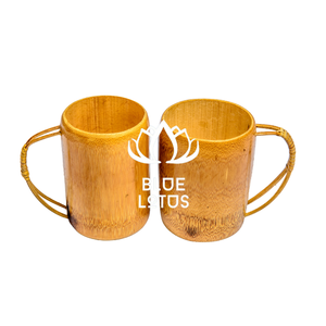 Le meilleur choix disponible de tasses à boire en bambou fabriquées à la main pour un usage quotidien et la durabilité de Blue Lotus Vietnam Mme Cherish - Product Image 1