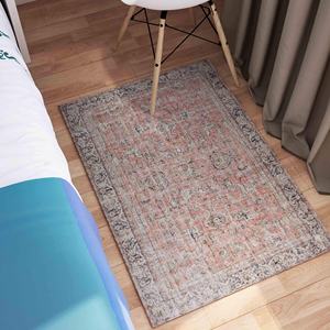 Moroccan Design Printed <b>Rug</b>, Ethnic Pattern for Home Decor,<b>Chenille</b> <b>Rug</b> - Product Image 5