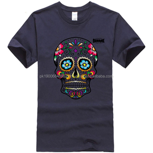 เสื้อยืดพิมพ์ลายกะโหลกสำหรับผู้ใหญ่ทุกเพศพร้อมชุดบาสเก็ตบอลปักลายระบายอากาศได้ - Product Image 2