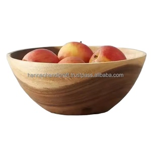 Tazón de Madera Maciza Ecológico, Ligero y Altamente Duradero, Pulido, para Cenas y Uso Doméstico - Product Image 2