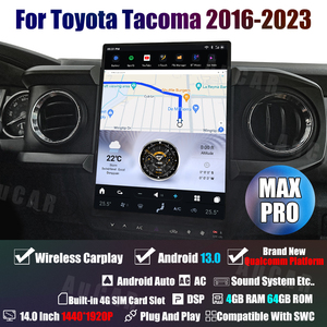 AuCar 14 "Tesla tarzı son Android 13 <span class=keywords><strong>Toyota</strong></span> <span class=keywords><strong>Toyota</strong></span> 2016-2023 için araba radyo <span class=keywords><strong>Stereo</strong></span> multimedya DVD <span class=keywords><strong>Stereo</strong></span> oyuncu GPS navigasyon - Product Image 4