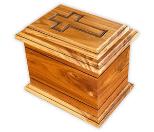 Urnes de crémation en bois faites à la main de style américain de vente chaude urnes décoratives funéraires modernes pour hommes femmes à bas prix - Product Image 4