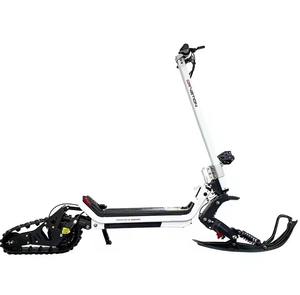 Trottinette électrique haute vitesse en parfait état, tout-terrain, avec chenilles pour la neige, idéale pour toutes les aventures en extérieur - Product Image 1