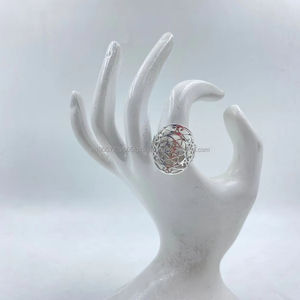 Anillo de plata 92,5 auténtico para él o ella, artesanía de plata pura, brillo de larga duración y aspecto clásico - Product Image 1