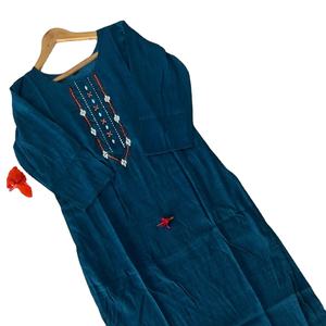 เรยอนผู้หญิงสําเร็จรูปสองตันหนักพร้อมคอร์ติเย็บปักถักร้อยและงานฝีมือ - Product Image 1