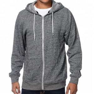 Sweat à capuche zippé en coton pour homme, sweats à capuche et sweat-shirts en molleton, sweat à capuche zippé personnalisé en molleton français, sweat à capuche zippé intégral, streetwear - Product Image 5