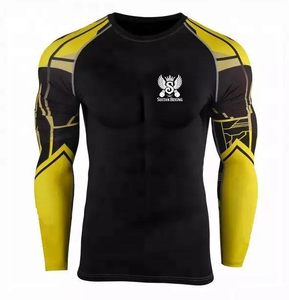 Camiseta de Compresión Transpirable de Manga Corta, Sublimada, de Poliéster/Spandex, Personalizada - Product Image 4