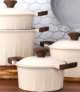 ASTRO POT SERIES STRONG <b>NON</b> <b>STICK</b> CERAMIC COATING <b>COOKWARE</b> SET MADE in KOREA - Product Image 1