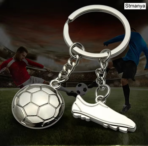 Llavero de Metal de fútbol a la moda para hombre, llavero de regalo para zapatos de fútbol y llavero de coche de fútbol, llaveros de fiesta de regalo - Product Image 2